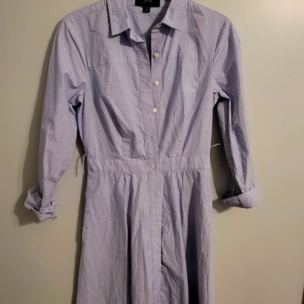 J. Crew classic shirt dress size 0